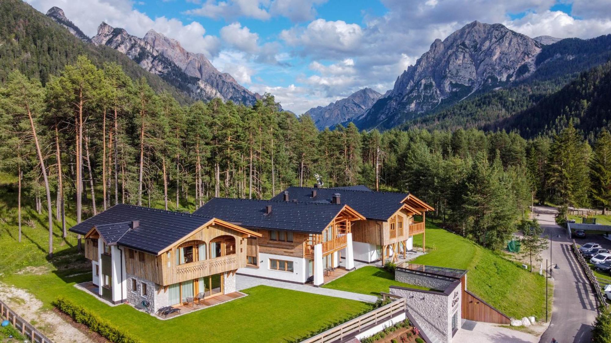 Les Ciases Chalets Dolomites 산 비질리오 디 마레베 외부 사진
